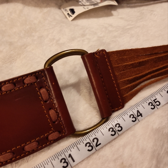 NWT! NORDSTROM COGNAC BELT Sz L/XL - Picture 10 of 13